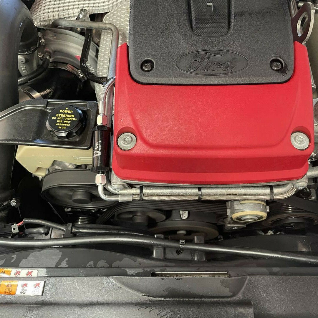 Braided Turbo Oil Feed Line Kit for Ford Falcon BA BF FG FGX 4.0L Barra AN4 Gen2