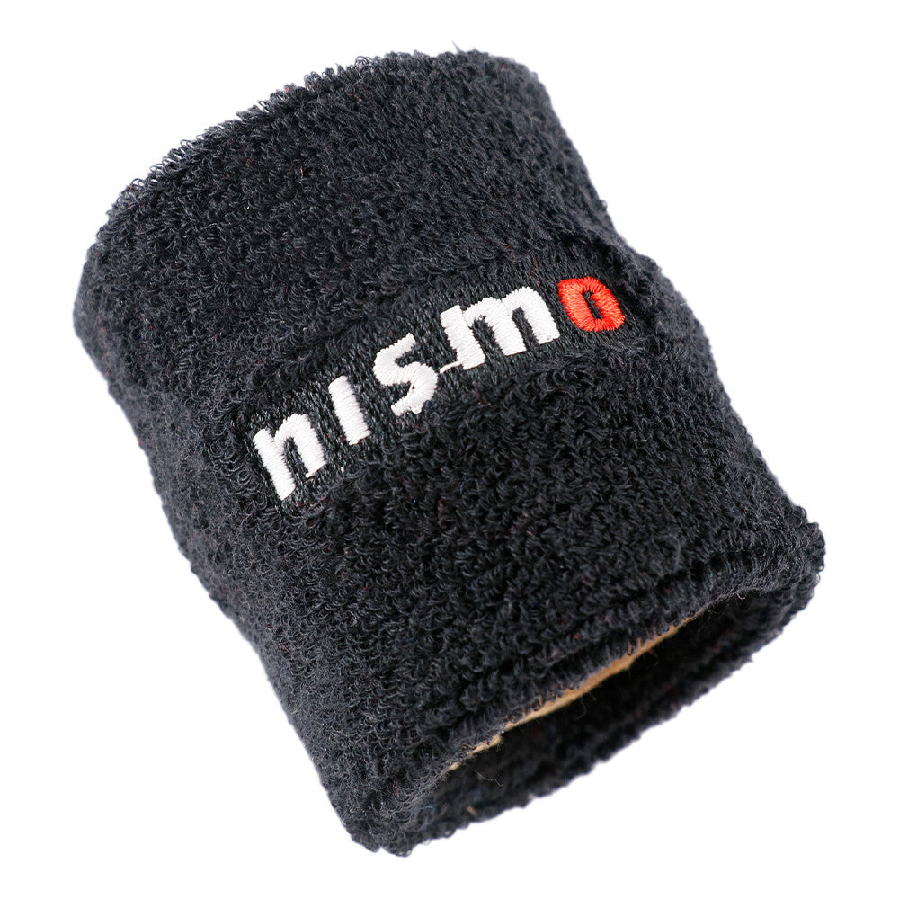 1Pcs Nismo Black Clutch Brake Oil Reservoir Fluid Tank Sock Cover Car Sweat Band