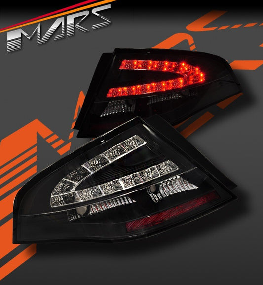 Black LED Tail Lights Ford Falcon FPV FG Sedan G6E Turbo XT XR6 XR8 BOSS GT GS