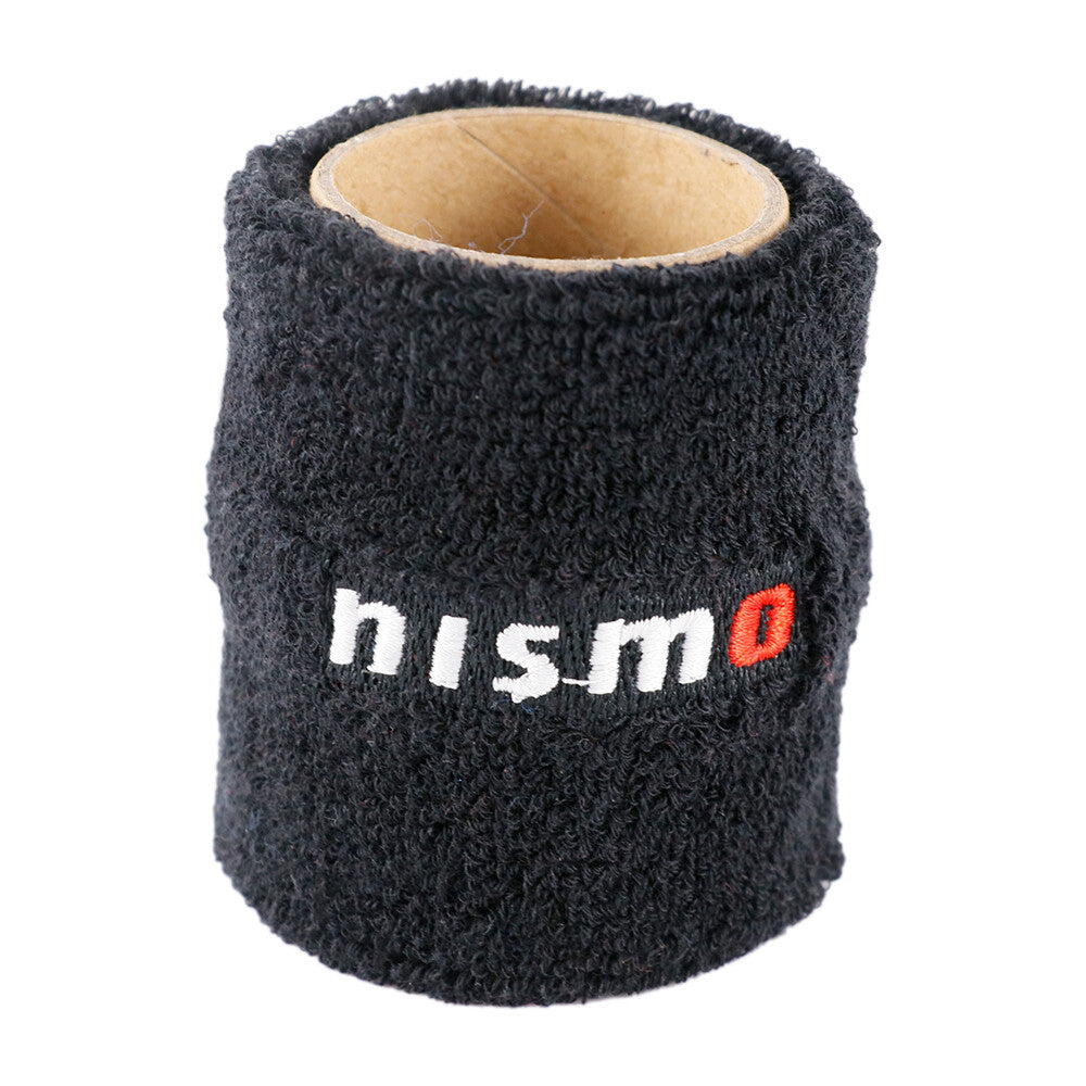 1Pcs Nismo Black Clutch Brake Oil Reservoir Fluid Tank Sock Cover Car Sweat Band