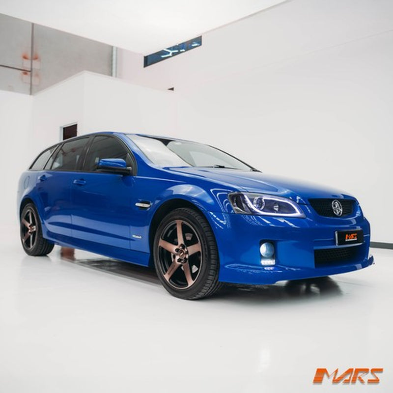 Bumper Bar LED DRL Fog Light Covers for Holden Commodore VE Serie 1 SV6 SSV SS