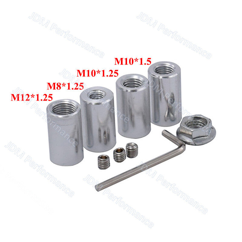 K-TUNED Black Aluminum Gear Shift Knob + Extender Adjustable Shifter Lever