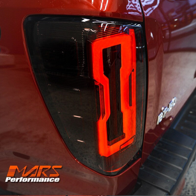 Smoke Full LED Sequential Indicator Tail Lights for MAZDA BT-50 UTE TF 2020-2024