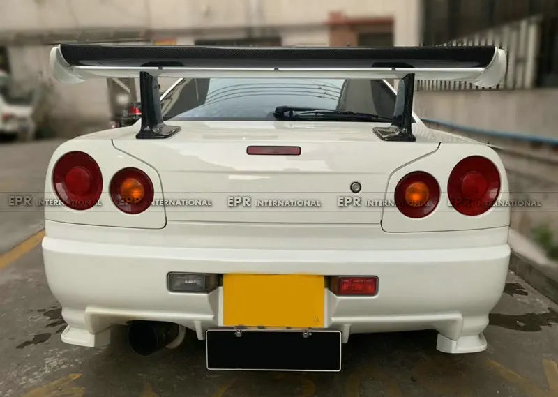 For Nissan Skyline R34 GTT ESB Style FRP Rear Bumper - OEM Fit 1998-2002