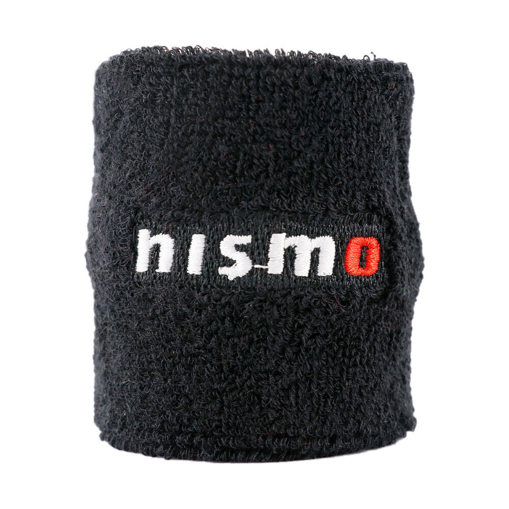 1Pcs Nismo Black Clutch Brake Oil Reservoir Fluid Tank Sock Cover Car Sweat Band