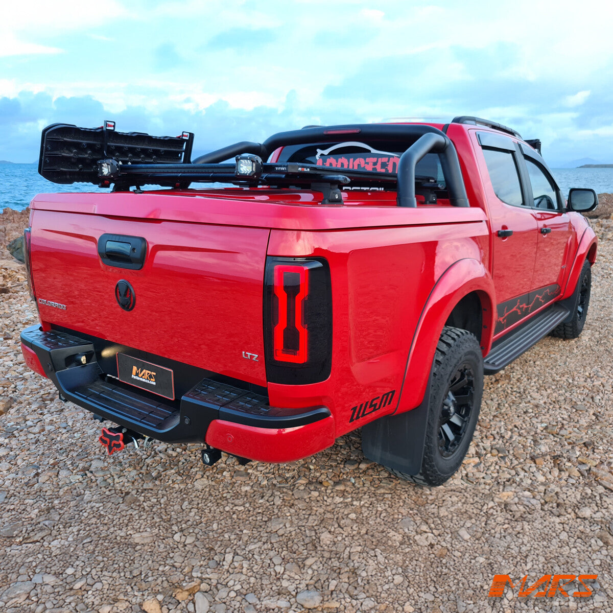 Full LED Sequential Indicator 3D Bar Taillights for Holden Colorado RG UTE 12-20