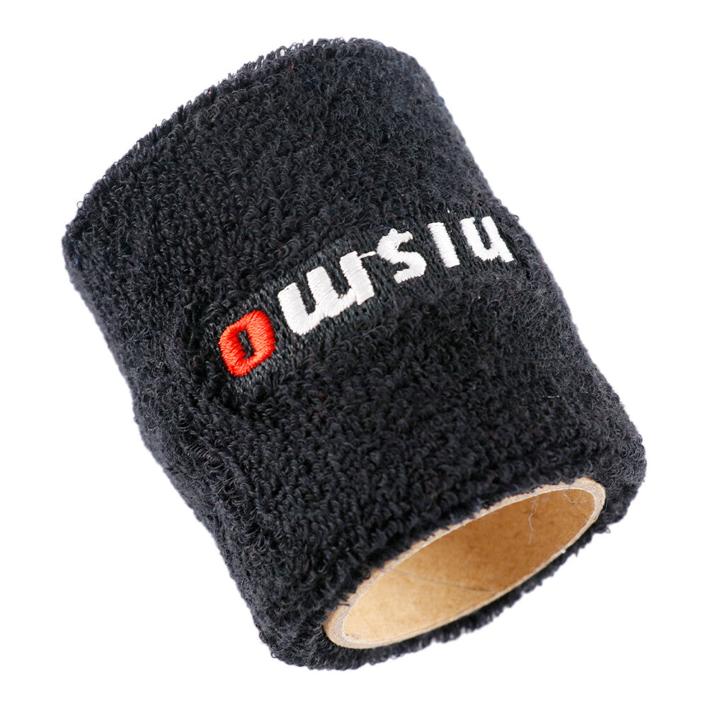 1Pcs Nismo Black Clutch Brake Oil Reservoir Fluid Tank Sock Cover Car Sweat Band
