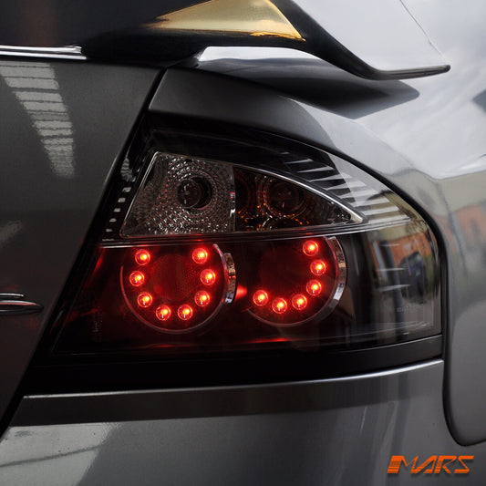 Black LED Altezza Tail Lights Ford Falcon Fairmont FPV BA BF Sedan XR6 XR8 Turbo