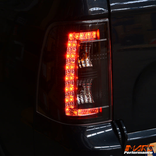 Black LED Tail Lights Ford FG Falcon UTE XR6 XR8 Turbo R6 FPV GS F6 Pursuit
