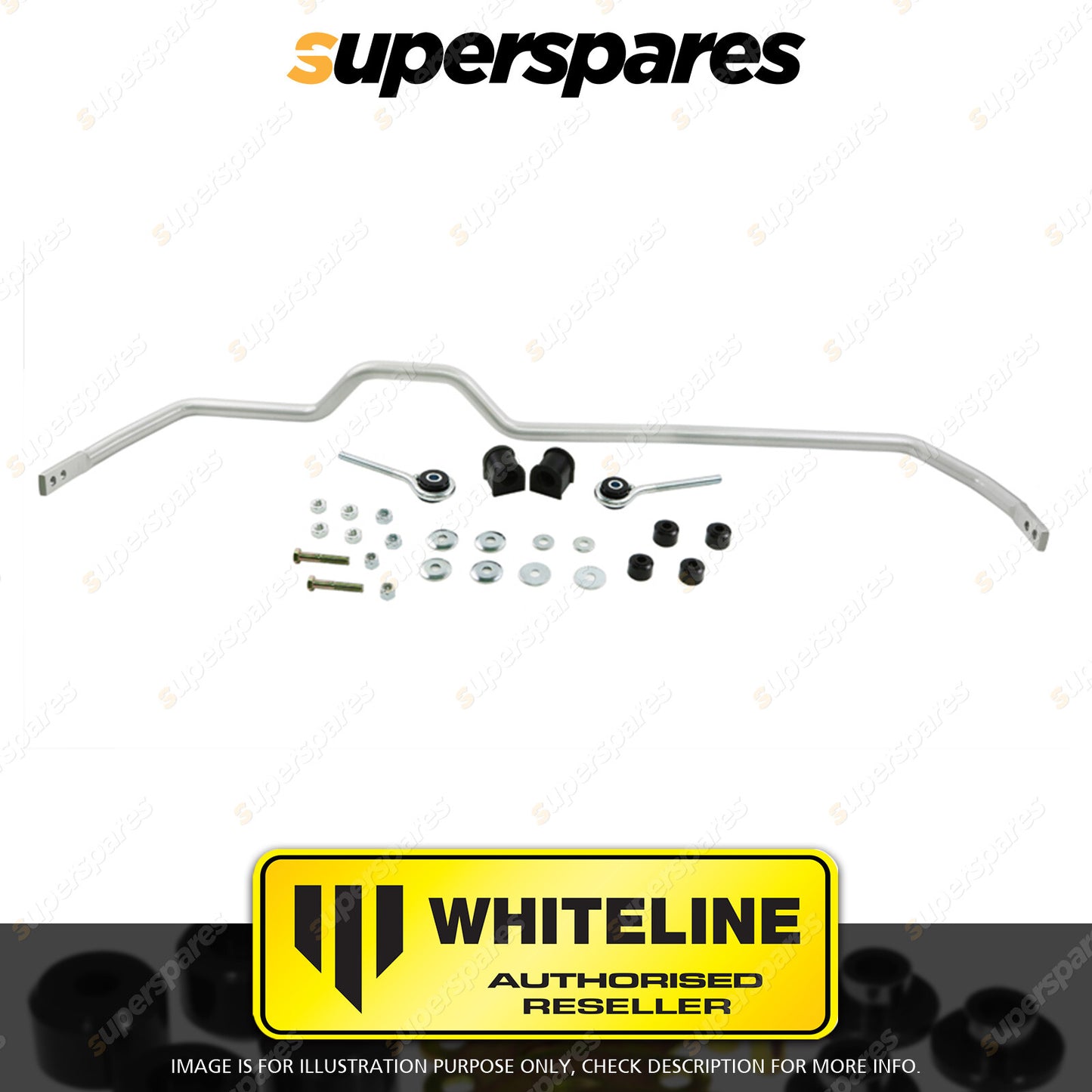 Whiteline Rear 24Mm Sway Bar 2 Point ADJ BNR11XXZ for NISSAN SKYLINE R33 R34
