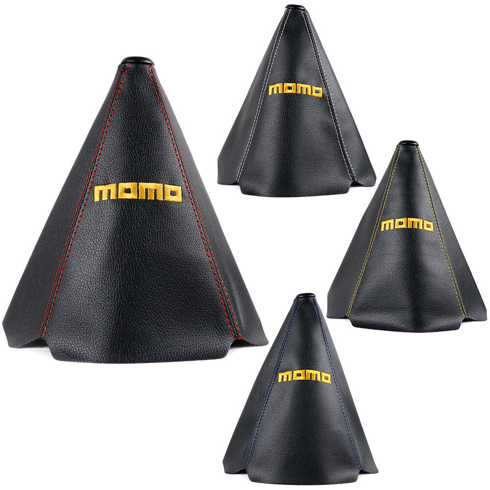 MOMO Manual Car Pvc Leather Gear Shift Knob Boot Stick Shifter Gaiter Cover