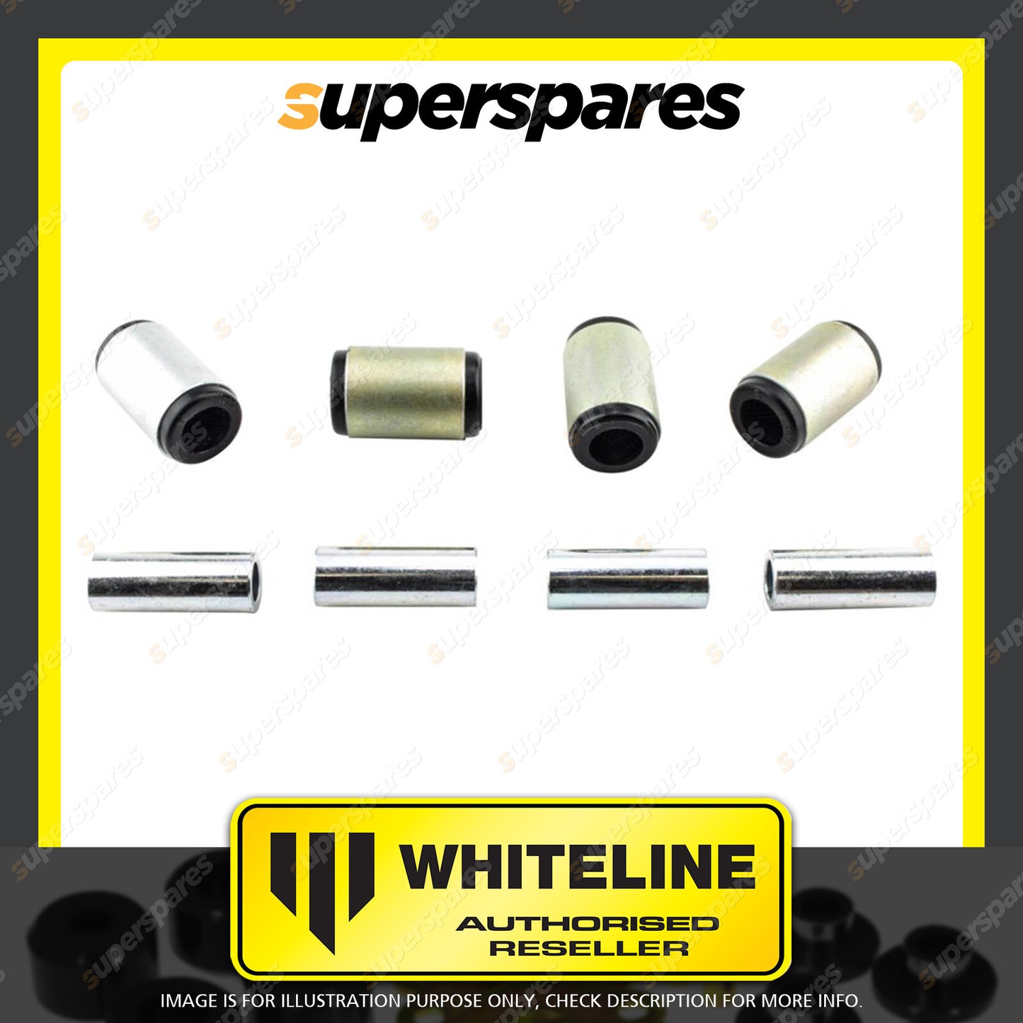 Whiteline Rear Lower Control Arm Front Inner Bush for NISSAN 180SX S13 300ZX Z32
