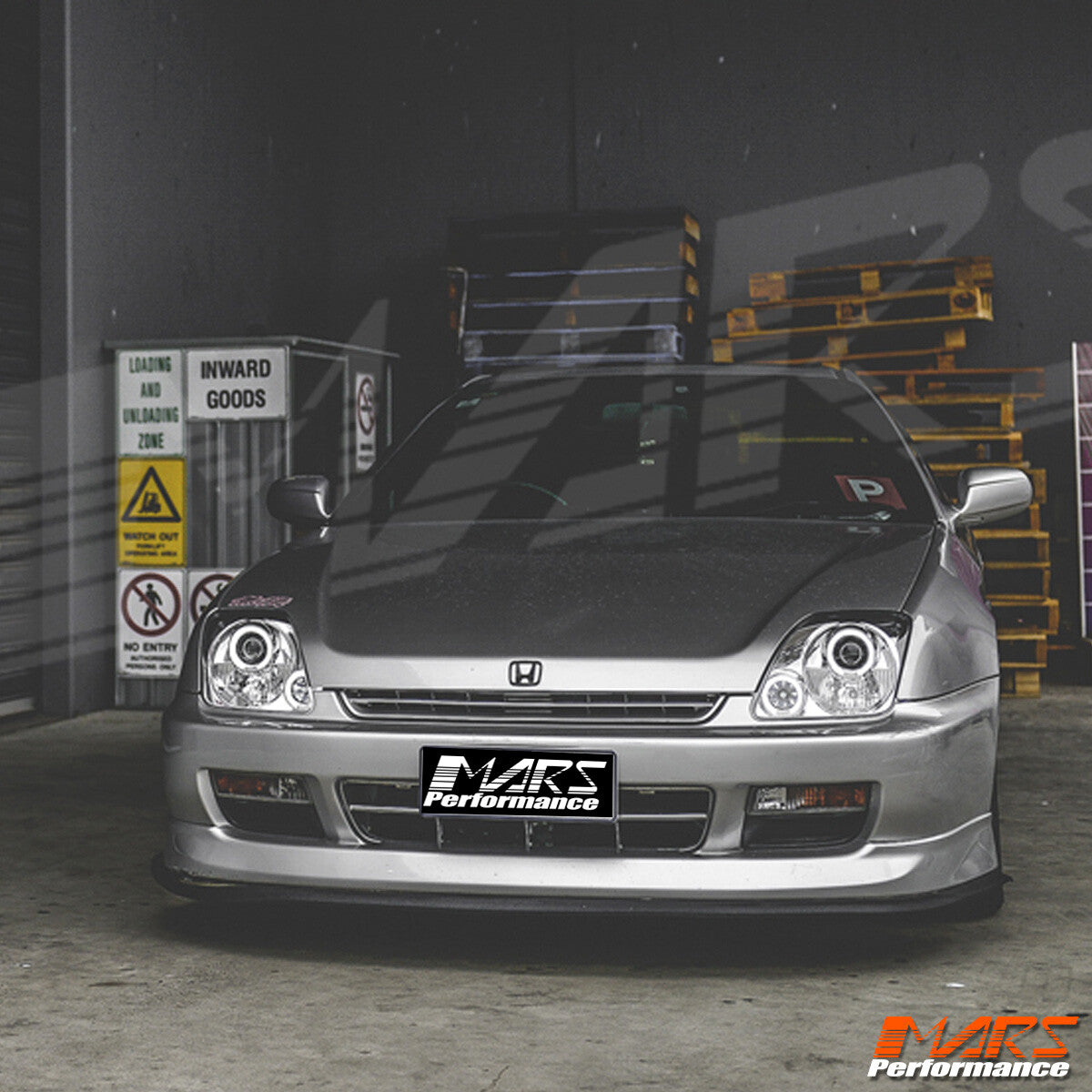 Crystal CCFL Angel-Eyes Projector Head Lights for Honda PRELUDE 1997-2001 JDM