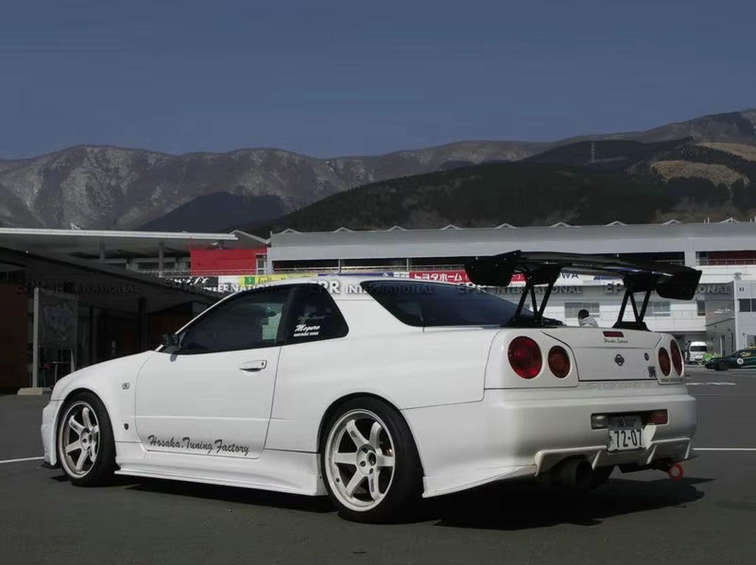 For Skyline R34 GTR GTT VC Type GT Spoiler 1600Mm (Street Version Low Stand 290Mm)