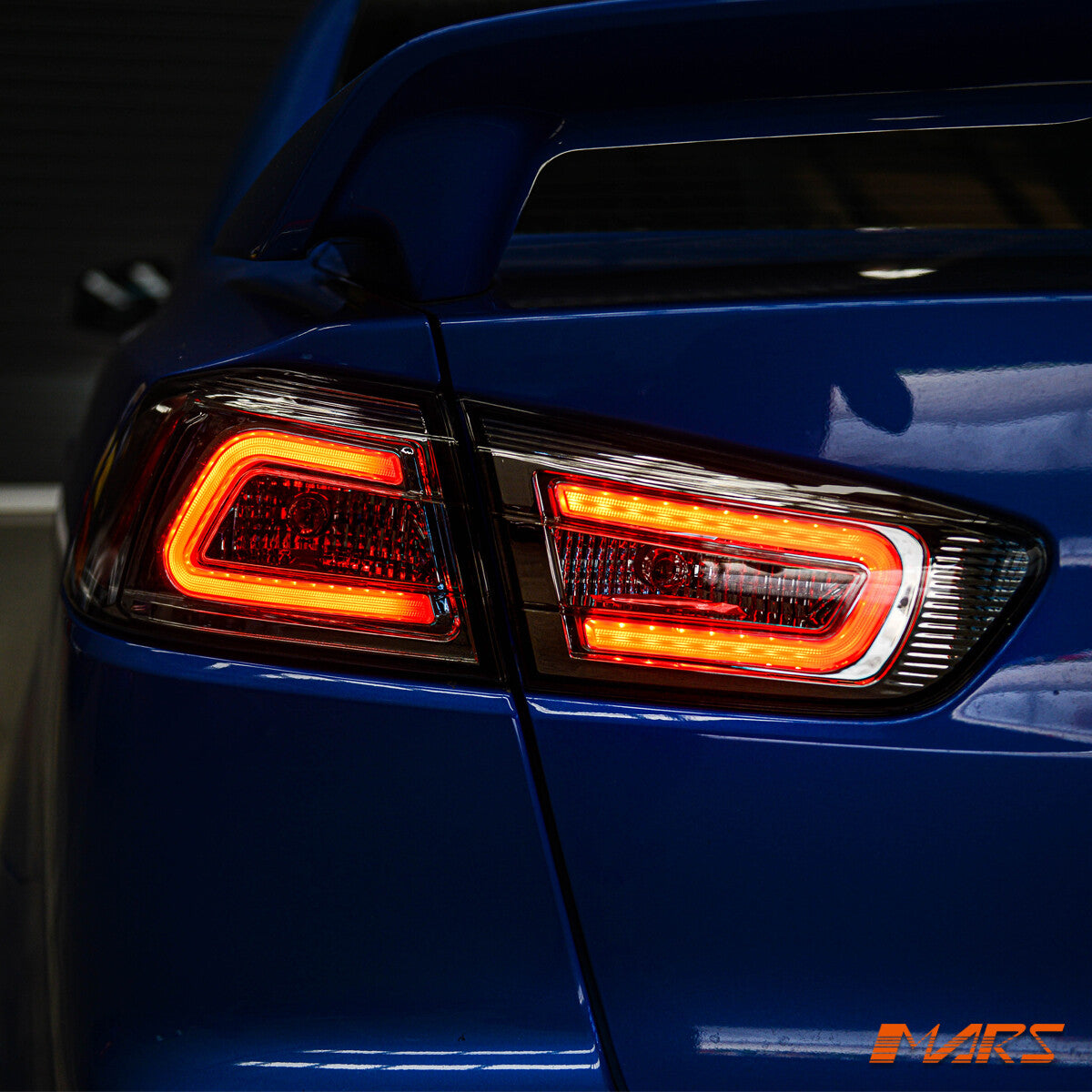 MARS Full Smoked LED Tail Lights for MITSUBISHI LANCER CJ CF SEDAN 07-19 EVO X