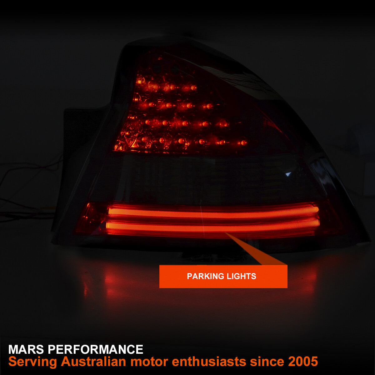 Smoke Red LED Tail Lights for HOLDEN Commodore VY Sedan 02-04 S SS SV8 Executive