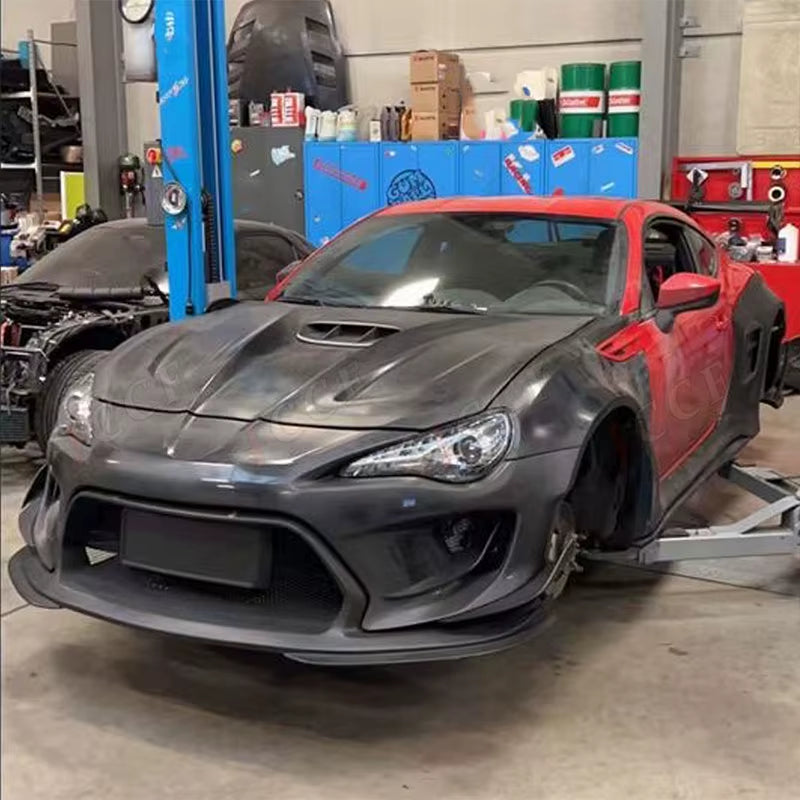 For GT86 Subaru BEZ Body Kit 86 BRZ Upgraded ROBOT Style Wide Body Kit with Front and Rear Bumper Spoilers Body Kit