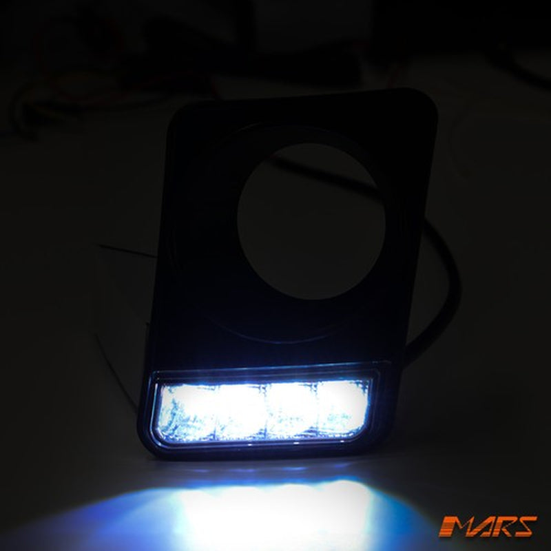 Bumper Bar LED DRL Fog Light Covers for Holden Commodore VE Serie 1 SV6 SSV SS
