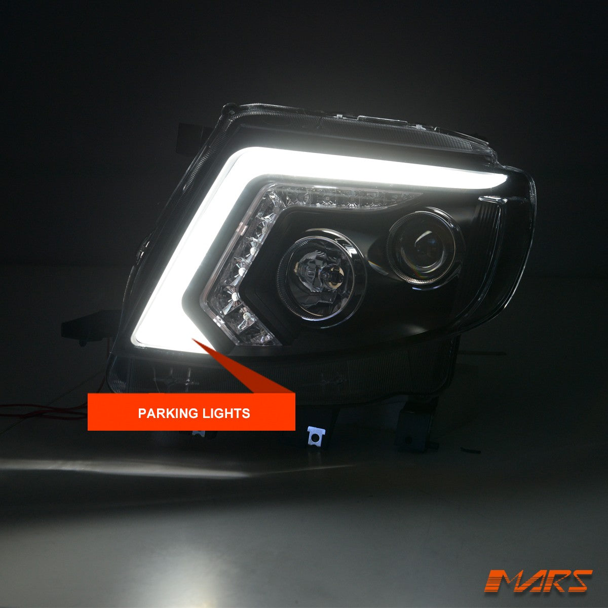 DRL LED Projector Sequential Indicator Head Lights for Ford Ranger PX MK1 11-15