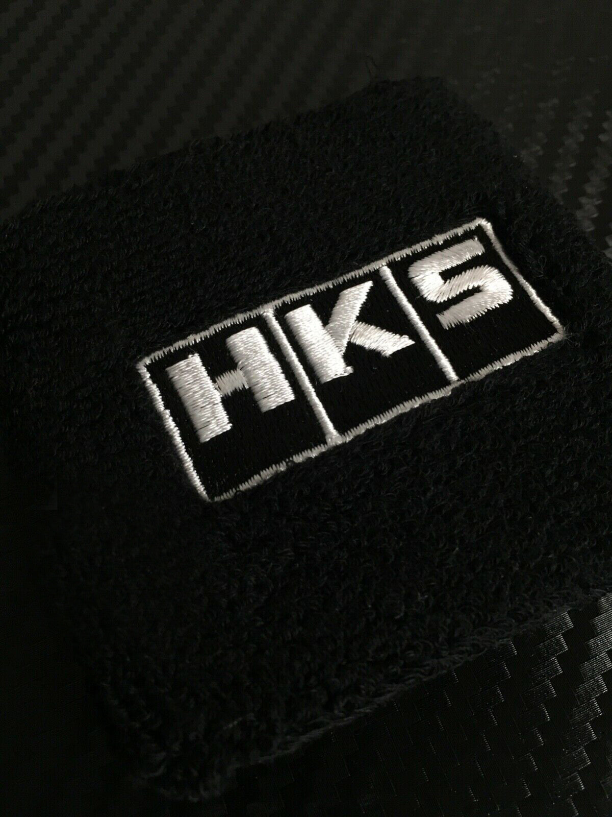 HKS Black Clutch Brake Oil Reservoir Fluid Tank Sock Cover Car Bike Sweat Band