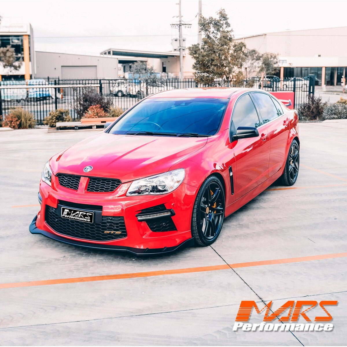 Matt Black Front Bumper Bar Lip Spoiler for HSV GEN-F GTS & Maloo GTS Bodykit VF