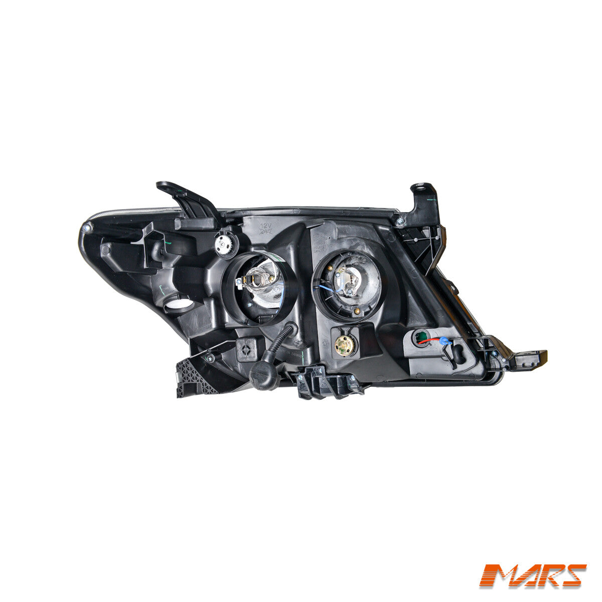 Black High Power LED DRL Halo Projector Headlights for TOYOTA HILUX VIGO 2005-11