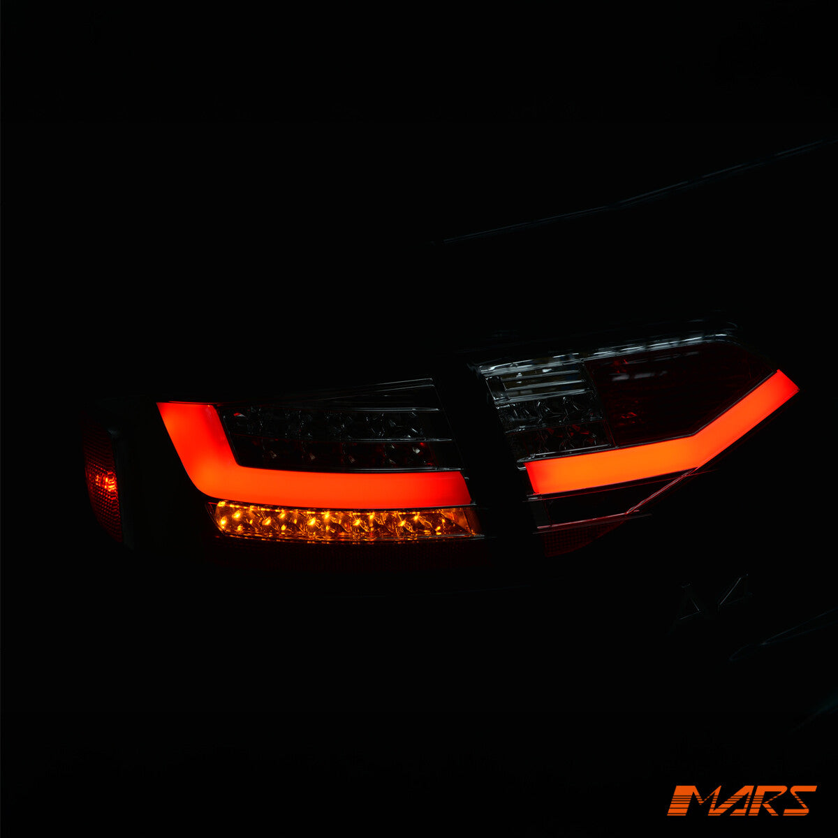 Smoked Red 3D LED Tail Lights for AUDI A4 B8 Sedan -Replace Stock Non LED Lights