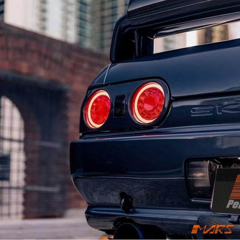 R35 GTR Style LED Tail Lights for Nissan R32 Skyline Coupe GTS-T GT-R RB250DET