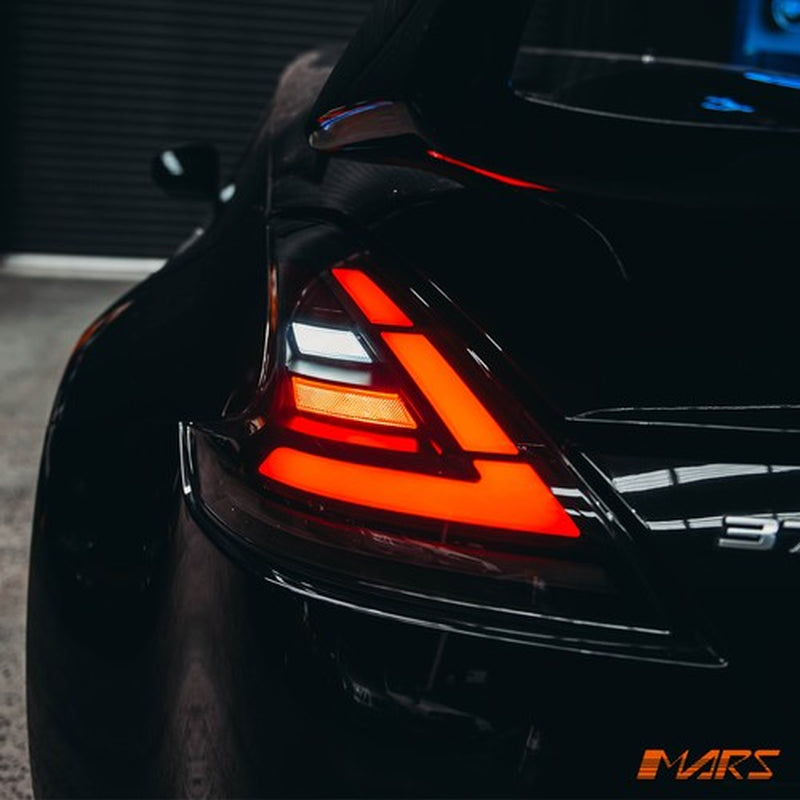 Smoked Full LED Tail Lights with Sequential Indicator for Nissan Z34 370Z 08-21