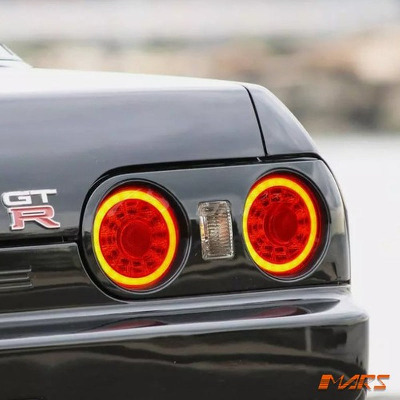 R35 GTR Style LED Tail Lights for Nissan R32 Skyline Coupe GTS-T GT-R RB250DET