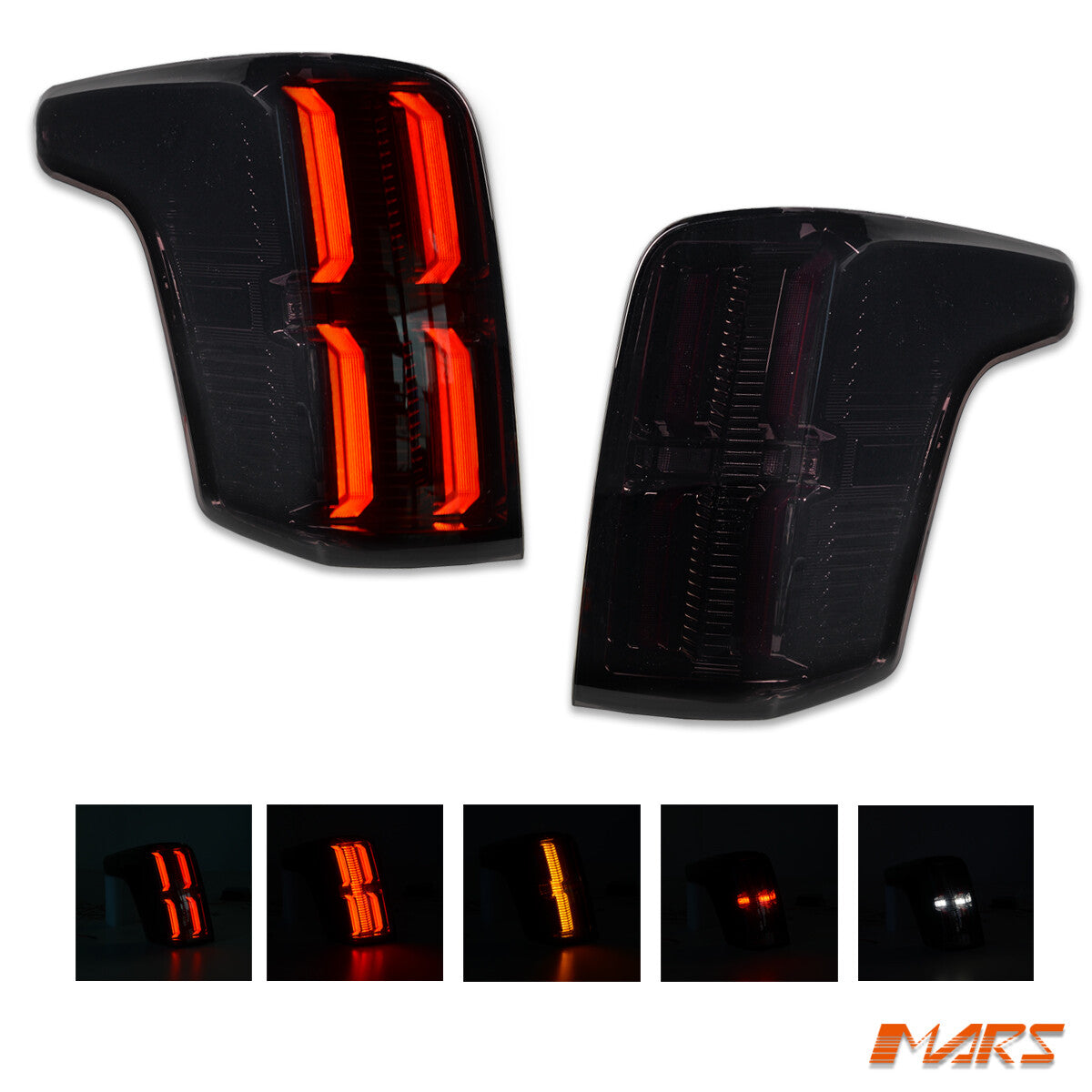 Full LED Sequential Indicators Tail Lights for Mitsubishi Triton MQ 2015-18 UTE