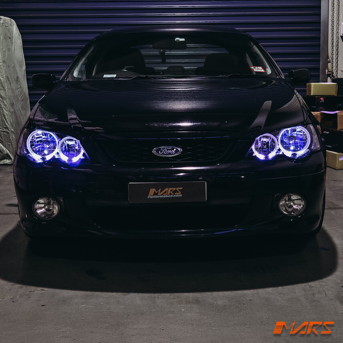 Halo Angel-Eyes Head Lights for Ford Falcon FPV BA BF Sedan UTE XR6 Turbo & XR8