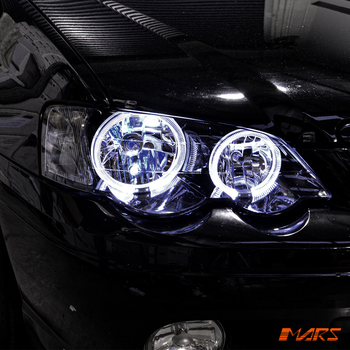 Halo Angel-Eyes Head Lights for Ford Falcon FPV BA BF Sedan UTE XR6 Turbo & XR8