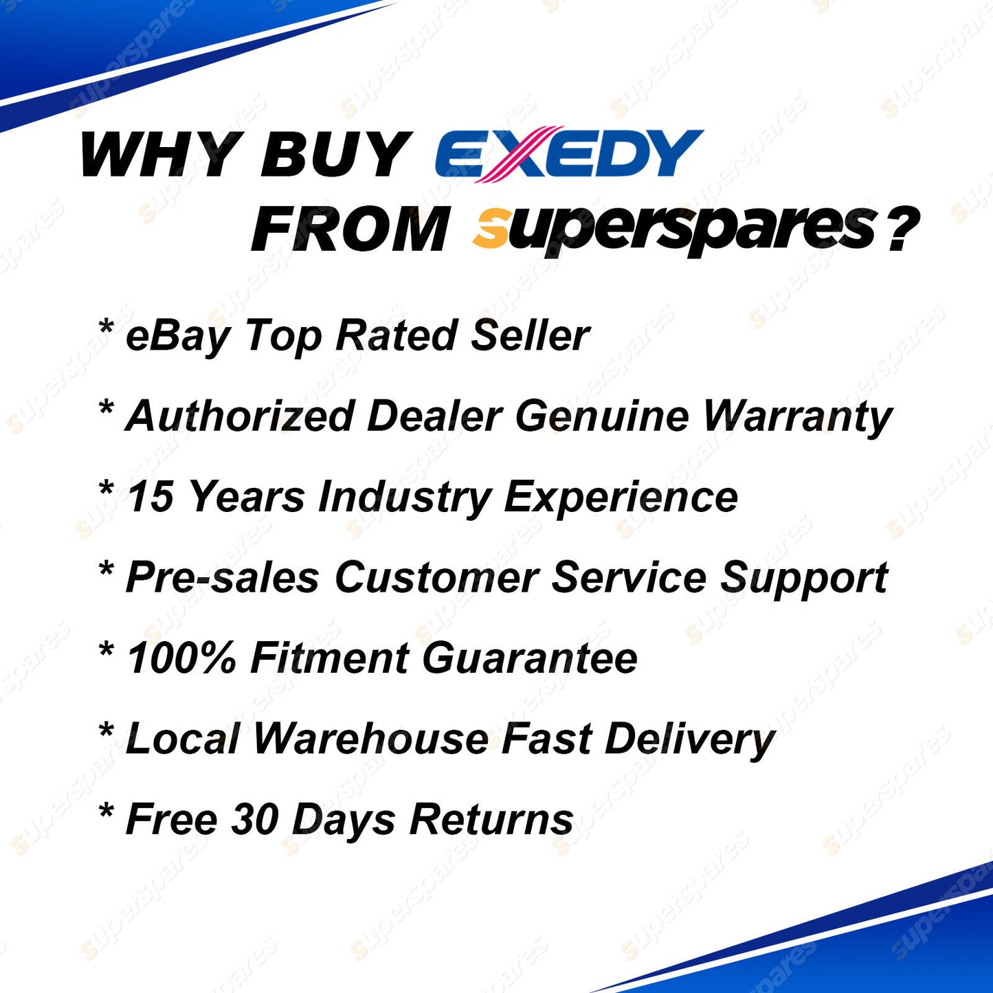 Exedy Clutch Kit for Nissan 180SX 200SX SILVIA S13 S14 SR20DET 2.0L