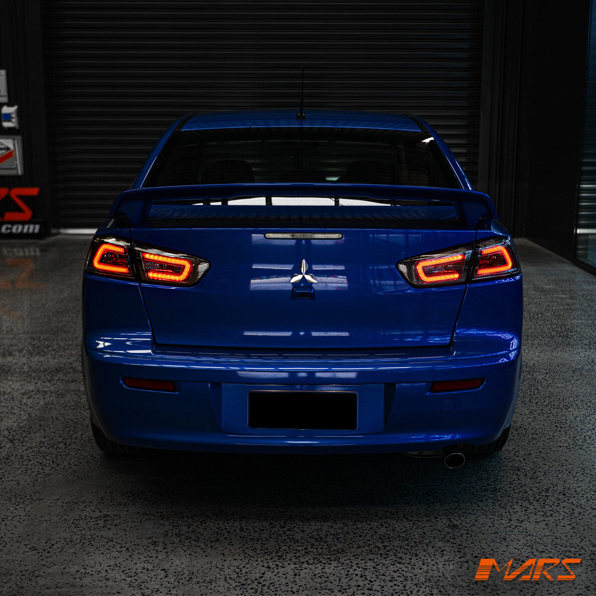 MARS Full Smoked LED Tail Lights for MITSUBISHI LANCER CJ CF SEDAN 07-19 EVO X