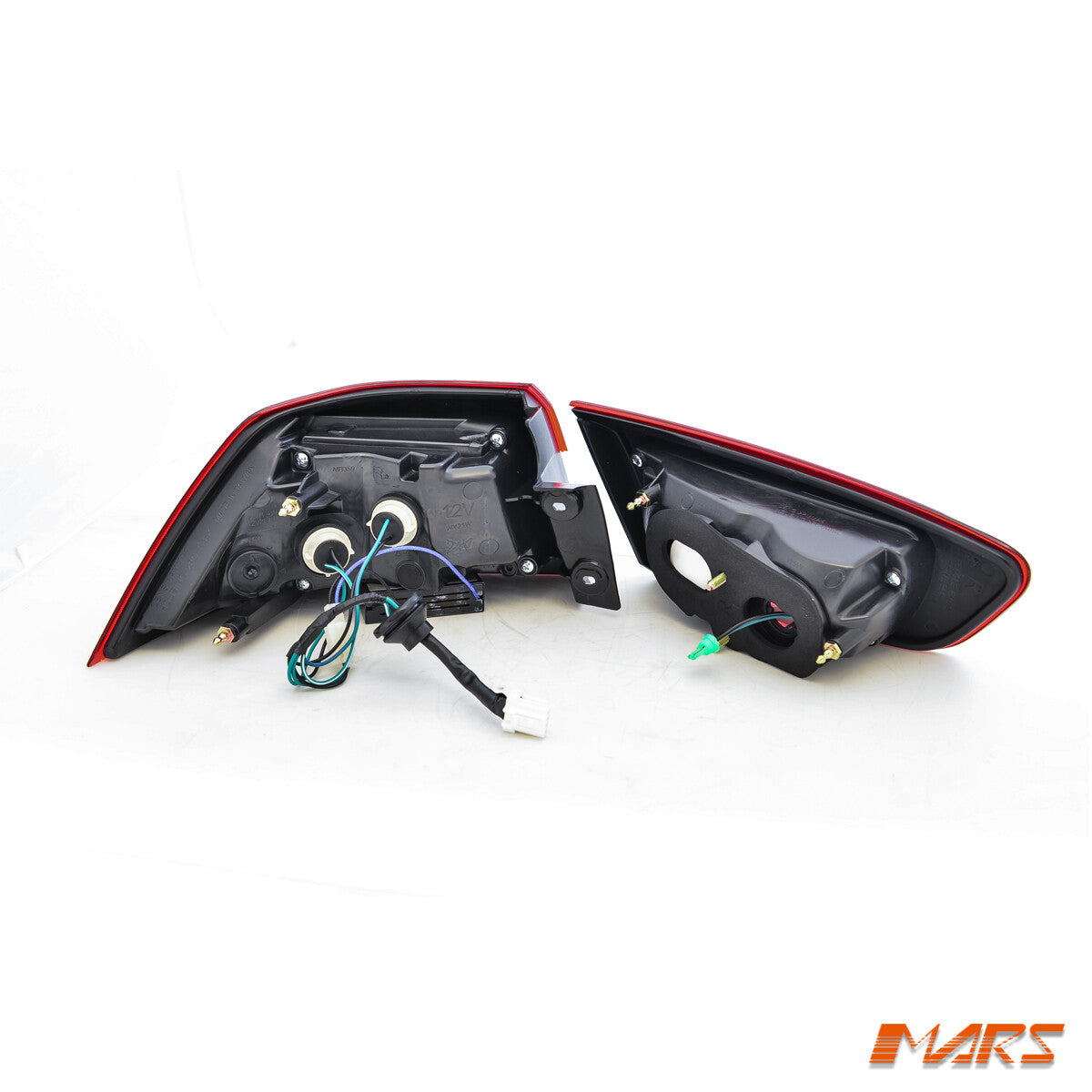MARS Smoked Red 3D LED Tail Lights for MITSUBISHI LANCER CJ CF SEDAN 07-19 EVO X