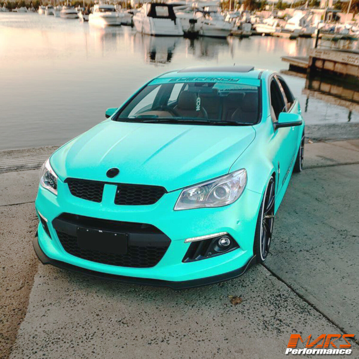 Black Bumper Bar Lip Spoiler for HSV GEN-F Clubsport Maloo R8 Senator Bodykit