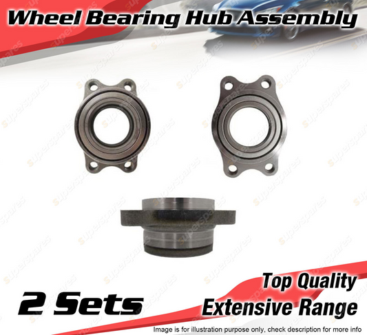 2X Rear Wheel Bearing Hub Ass for Nissan 180SX 200SX 300ZX Silvia Skyline Stagea
