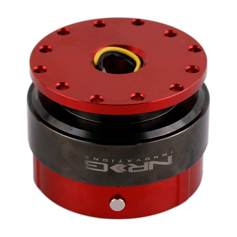 DING Sound NRG Gen 2.0 Steering Wheel Quick Release (Red Body/Black Ring)