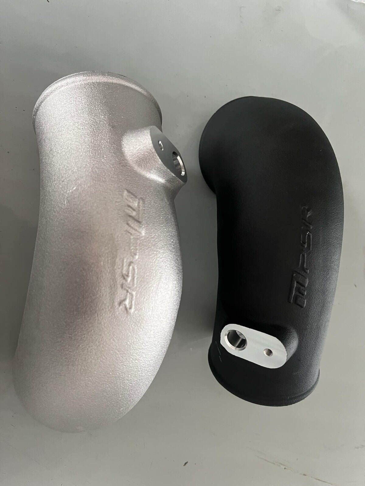 PSR FG Falcon Turbo Cast Intake Elbow - No BOV Port - RAW SILVER