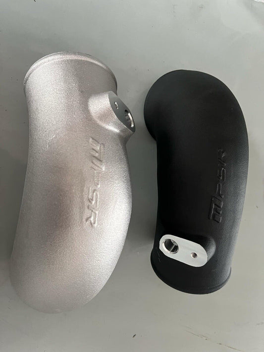 PSR FG Falcon Turbo Cast Intake Elbow - No BOV Port - RAW SILVER