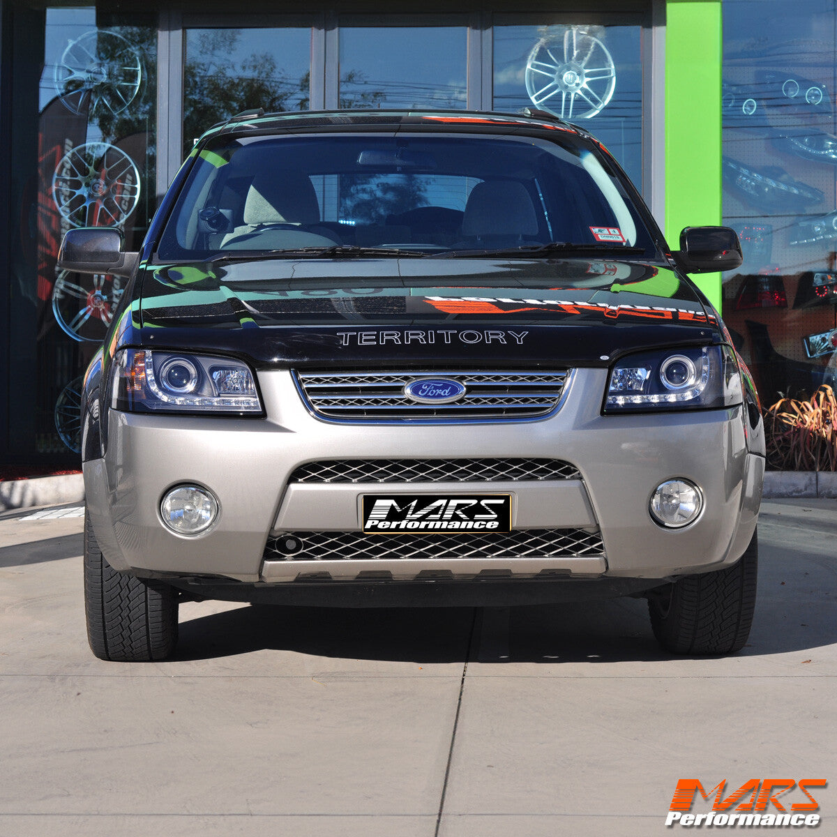 Black DRL LED Projector Head Lights for Ford Territory SX SY 2004-2008 Headlight