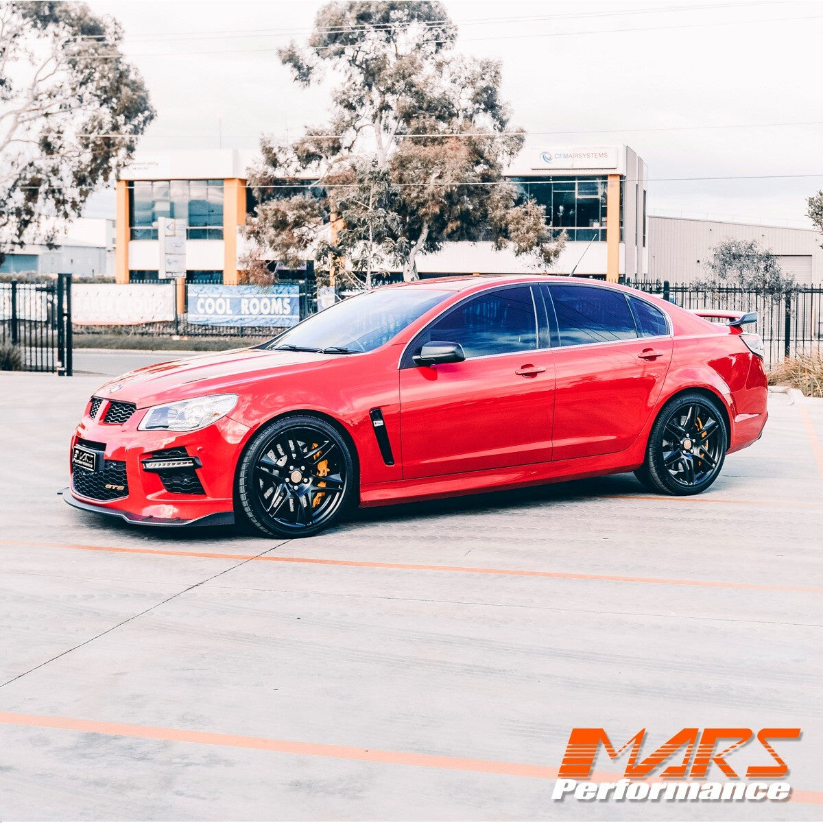 Matt Black Front Bumper Bar Lip Spoiler for HSV GEN-F GTS & Maloo GTS Bodykit VF