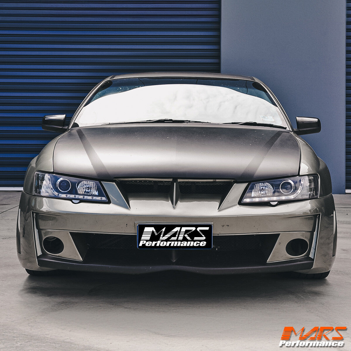 Black DRL LED Projector for Head Lights Holden Commodore VY UTE SEDAN WAGON