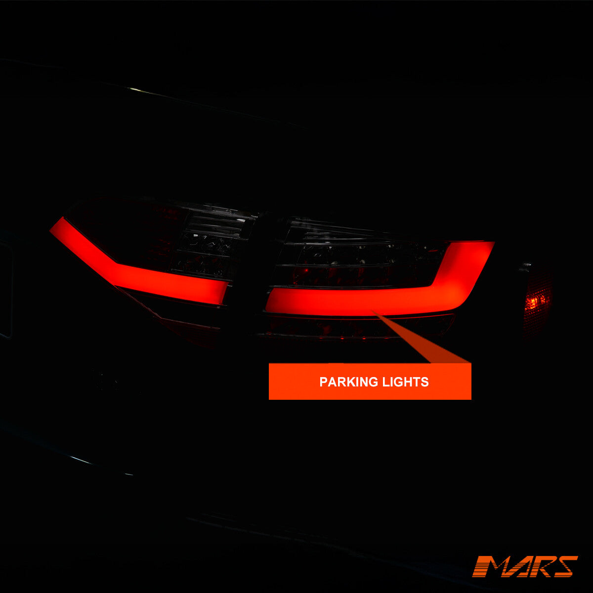 Smoked Red 3D LED Tail Lights for AUDI A4 B8 Sedan -Replace Stock Non LED Lights