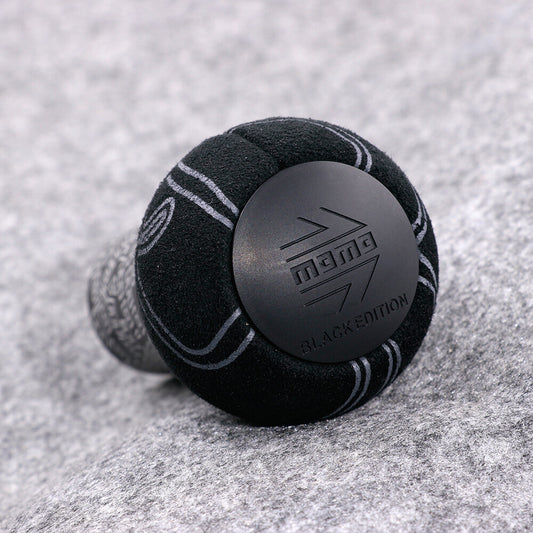 Momo ULTRA BLACK EDITION Graffiti Suede Leather Manual Gear Stick Shift Knob
