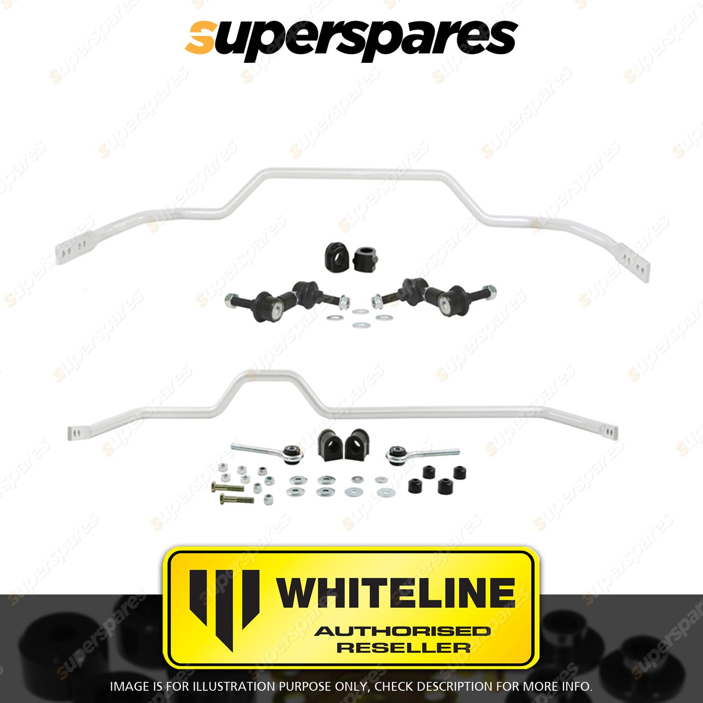 Whiteline F & R Sway Bar Vehicle Kit for NISSAN SKYLINE R33 R34 STAGEA RWD WC34