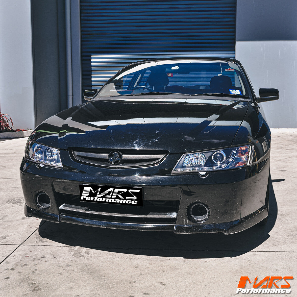 Black DRL LED Projector for Head Lights Holden Commodore VY UTE SEDAN WAGON