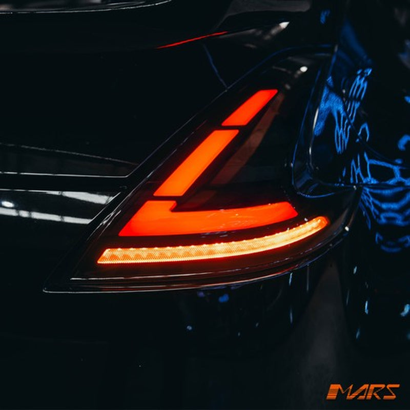 Smoked Full LED Tail Lights with Sequential Indicator for Nissan Z34 370Z 08-21