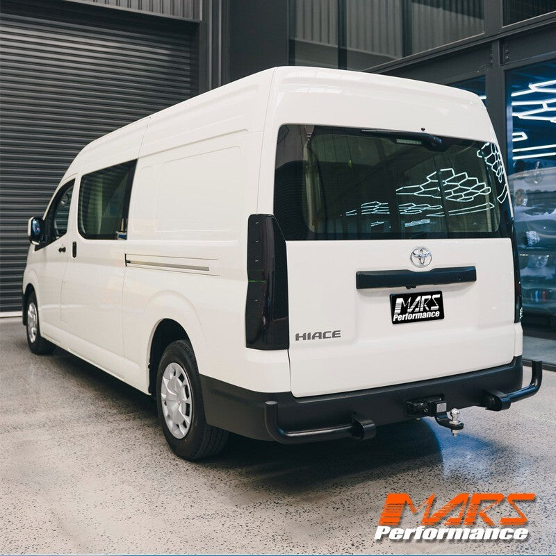 For Toyota Hiace VAN 20-24 Smoke Black Full LED Sequential Indicator Tail Lights